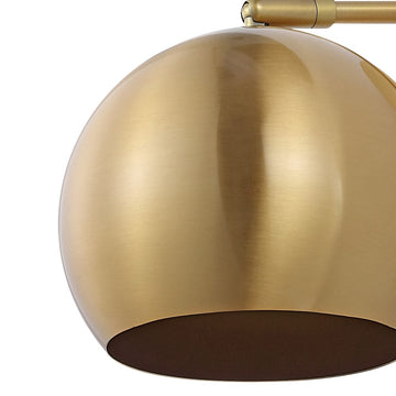 Tierra 7" Modern Midcentury Iron LED Sconce with Pull-Chain Switch - JONATHAN Y